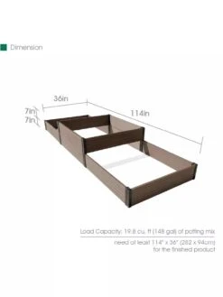 Terraced Triple Garden Bed -Eco Garden Shop 8614257 01V 3 4
