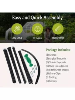 Titan Squash Tunnel -Eco Garden Shop B07932DMCR plantsupport package includes