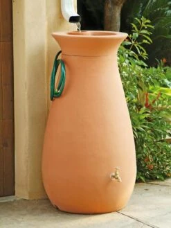 Rainwater Urn, 65 Gallon -Eco Garden Shop GS37517 02 tif
