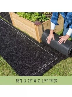Recycled Rubber Walkway, 2' X 8' -Eco Garden Shop Rubber walkway 3
